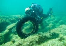 Divers Fish Out 53 Tyres From Just One Area Of The Costa Blanca Sea In Spain